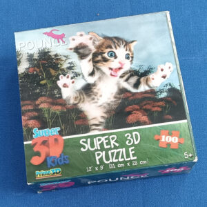 Cicás kirakó 100 darabos 3D puzzle